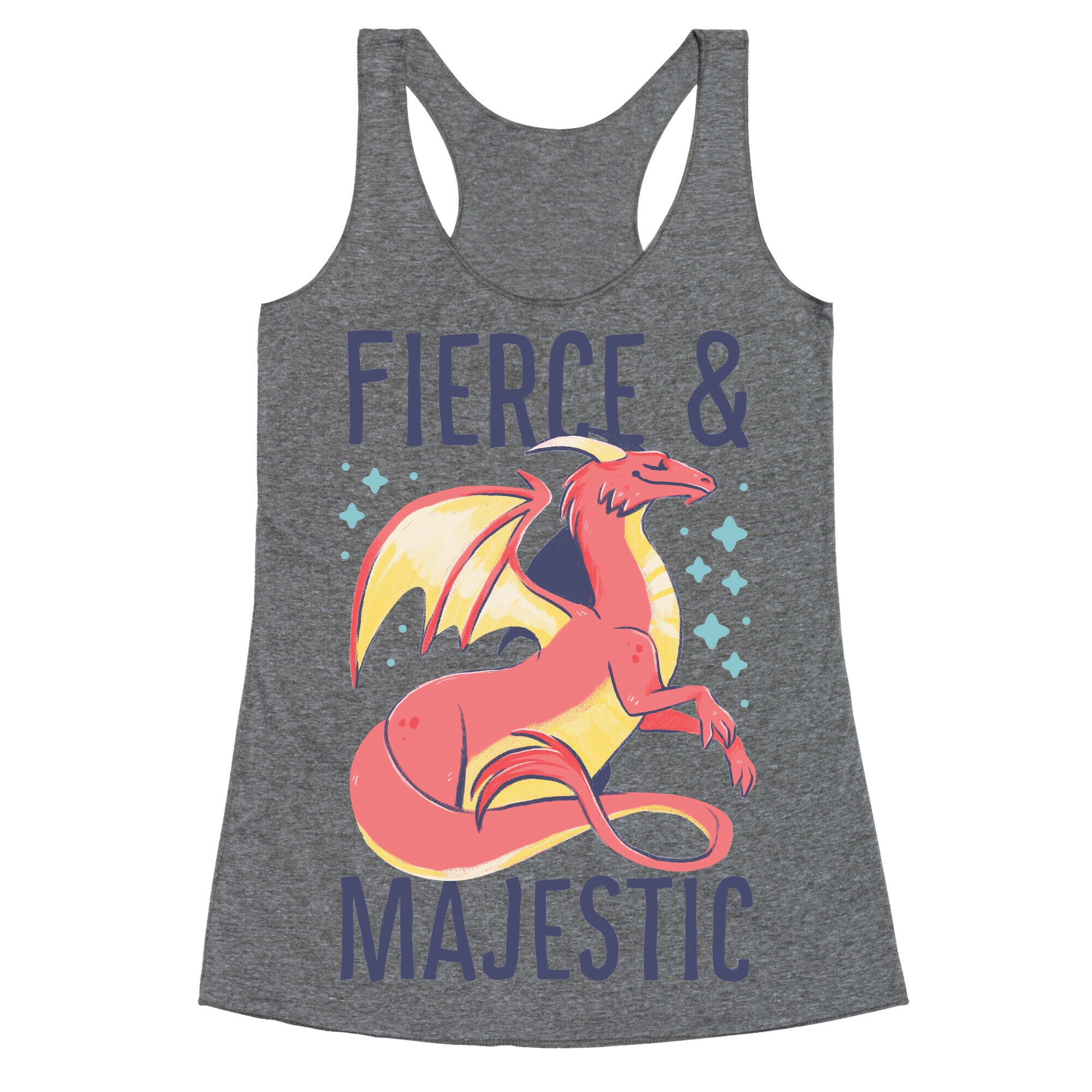 Fierce and Majestic - Dragon Racerback Tank